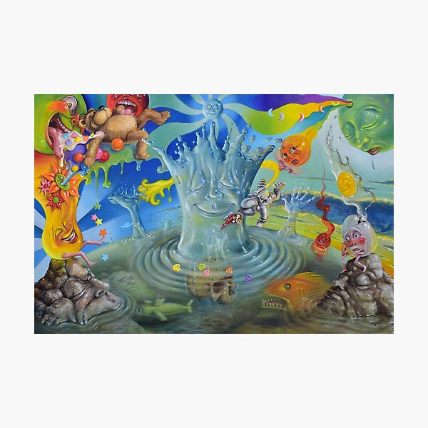Vista previa del artículo con la obra «Esencia de esperanza y desesperación», diseñado y vendido por Stephen Gibb.