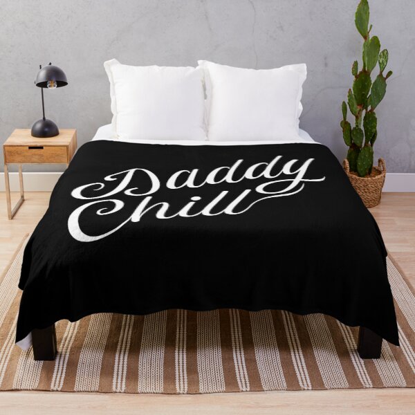 Item preview, Daddy Chill Cursive - White designed and sold by GorsskyVlogs.