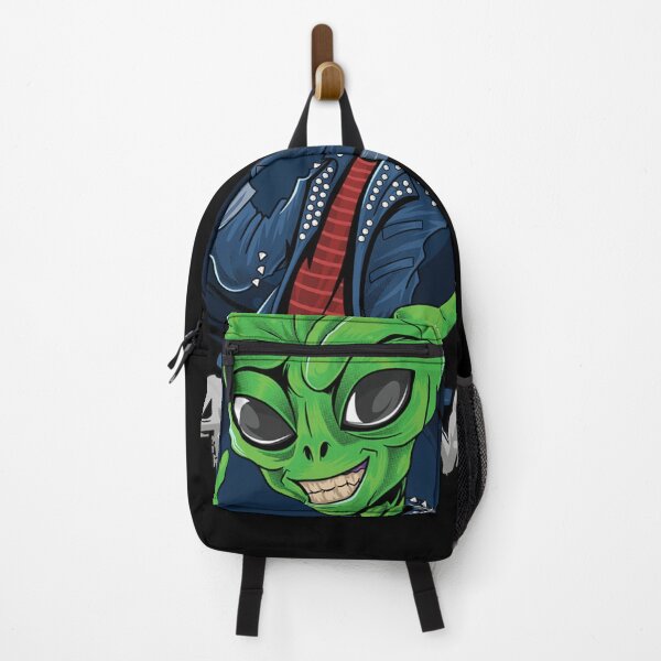 Item preview, alien rocker wearing spiked jacket designed and sold by teemix.