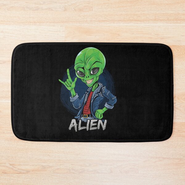 Item preview, alien rocker wearing spiked jacket designed and sold by teemix.