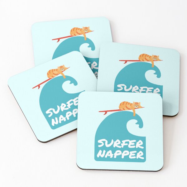 Item preview, Funny Cat Surfer | Gift Ideas | Summer First Surfboard  designed and sold by Fluffy-Vectors.