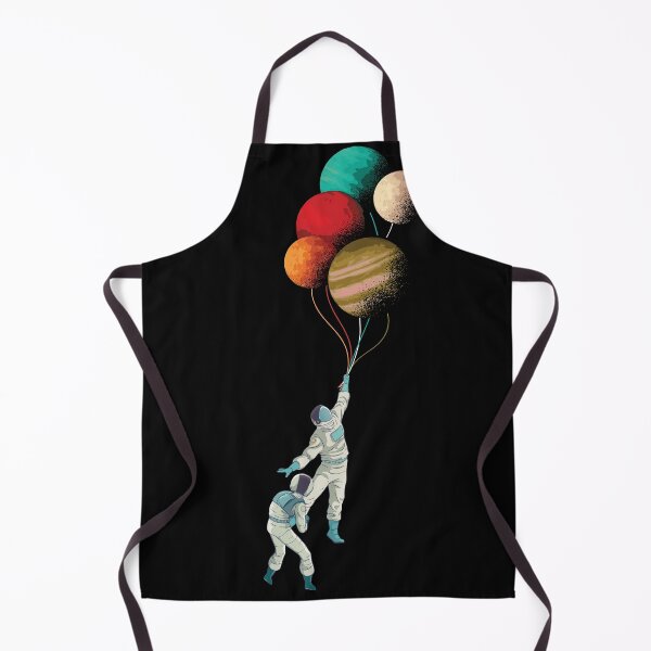 Item preview, Astronauts Flying Away With Planet Balloons designed and sold by artado.