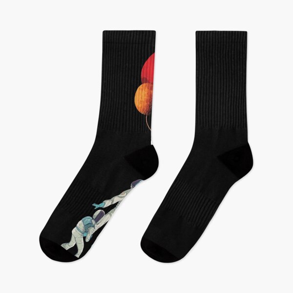 Item preview, Astronauts Flying Away With Planet Balloons designed and sold by artado.