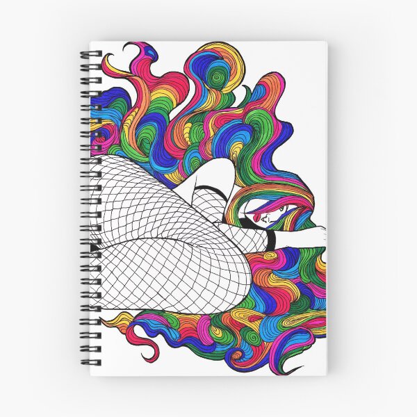 Item preview, Rainbow Rapunzel in fishnet stockings designed and sold by CharmingIce.
