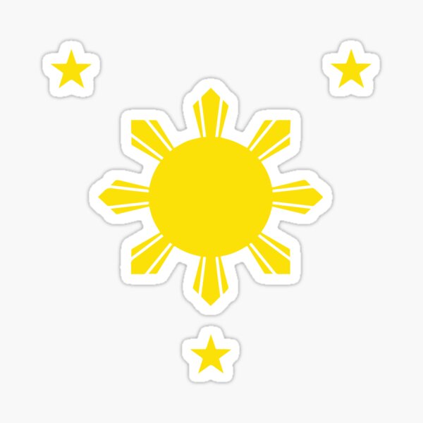 3 Sterne und die Sonne Sticker