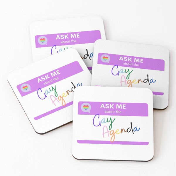 Item preview, Ask Me About The Gay Agenda designed and sold by MSJChatt.