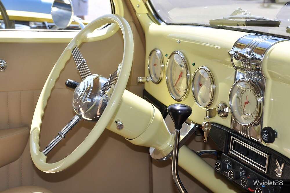 " Dash and Steering 1936 Ford " by Wviolet28 | Redbubble