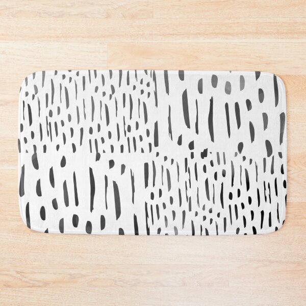 Item preview, Vertical Brush Strokes Chekered Pattern- Grey Lines designed and sold by Designs By YL.