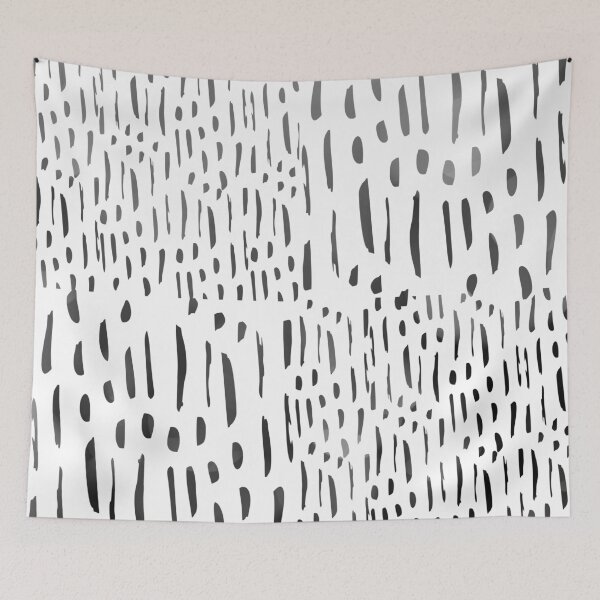 Item preview, Vertical Brush Strokes Chekered Pattern- Grey Lines designed and sold by Designs By YL.