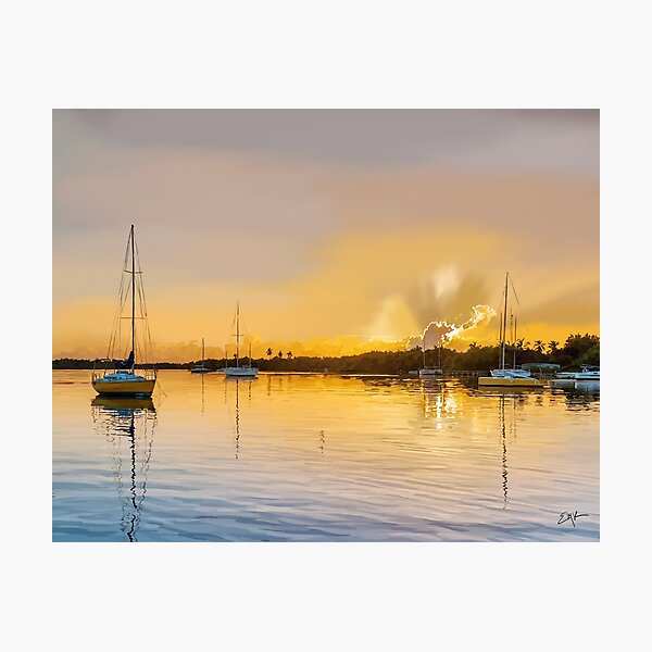 Item preview, Sunset in Yellow designed and sold by Emily Kalina.