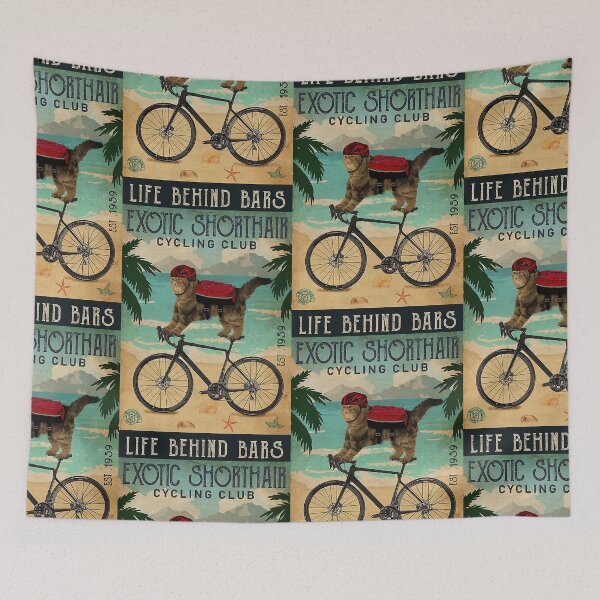 Item preview, Cycling Club Exotic Shorthair cat gift designed and sold by Douglafa.