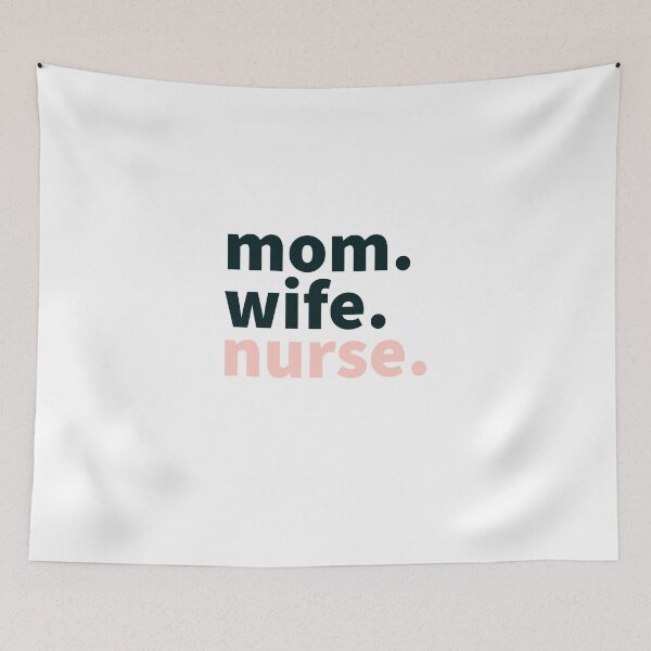 Item preview, mom wife nurse nurse life  designed and sold by Tropical Blood.