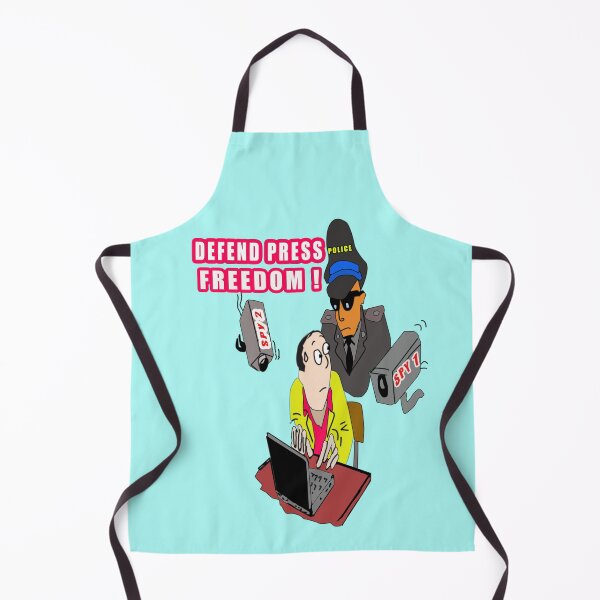 Item preview, Defend press freedom of speech funny cartoon designed and sold by twobillion.