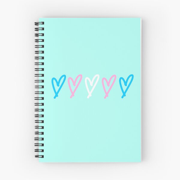 Item preview, trans flag hearts  designed and sold by LannisterOnMars.