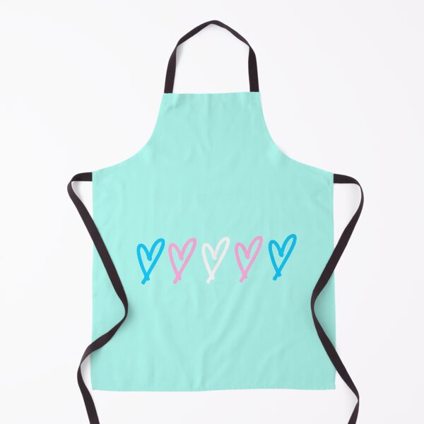 Item preview, trans flag hearts designed and sold by LannisterOnMars.