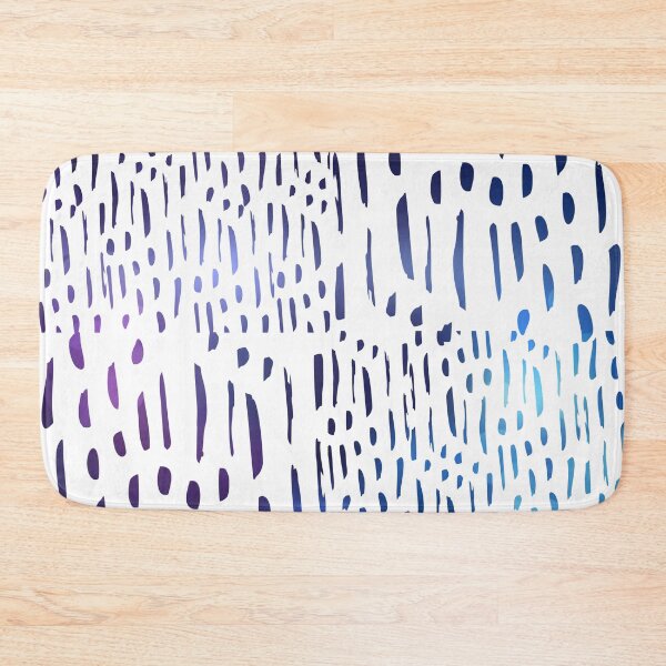 Item preview, Vertical Brush Strokes Chekered Pattern- Blue And Purple Lines designed and sold by Designs By YL.