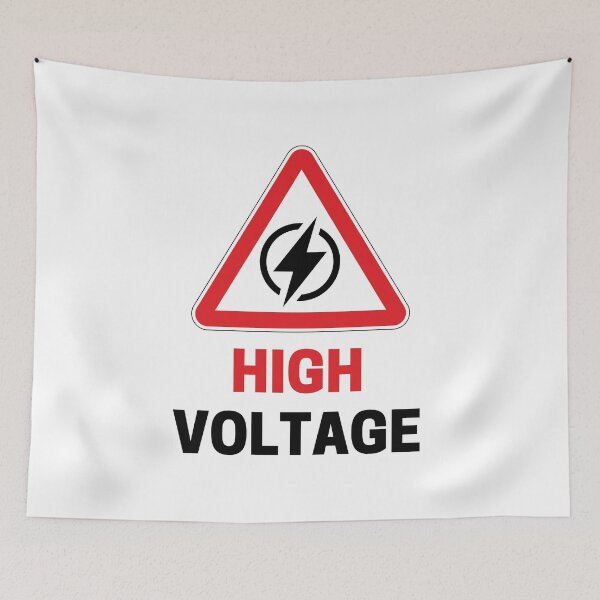 Item preview, High Voltage Danger Electricity Warning Sign Do Not Touch designed and sold by daguilon.