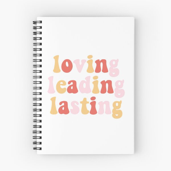 Item preview, Loving Leading Lasting RETRO Pink designed and sold by Stickers by SoSrat.