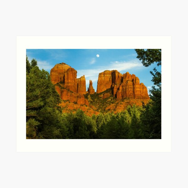 Wreath and Rocks Art Print