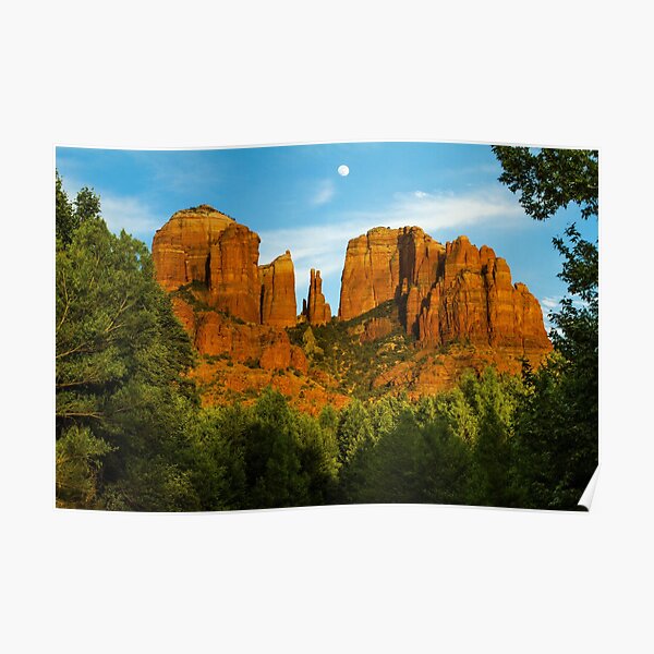 Wreath and Rocks Poster
