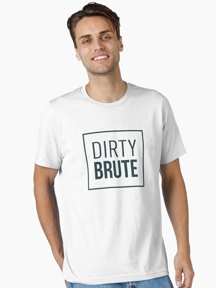 Imagen 1 de 7, Camiseta esencial con la obra Bruto sucio (verde oscuro), diseñada y vendida por FilipeFerreira.