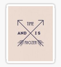One Direction - And Time Is Frozen Sticker