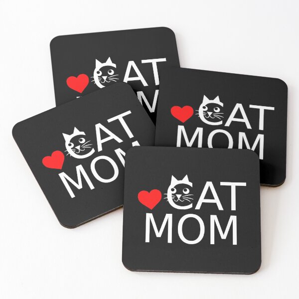 Item preview,  Cat Mom (White design) designed and sold by CyclopsDesigns.