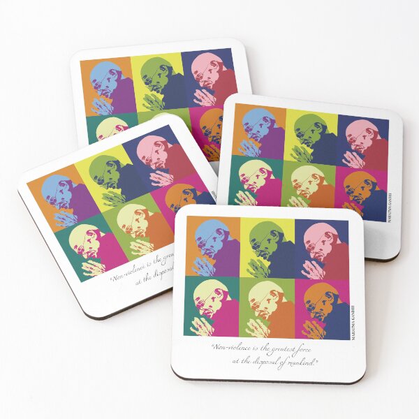 Item preview, philosopher, pop art Mahatma Gandhi, Non-violence, Gandhi Quotes designed and sold by challengecafe.