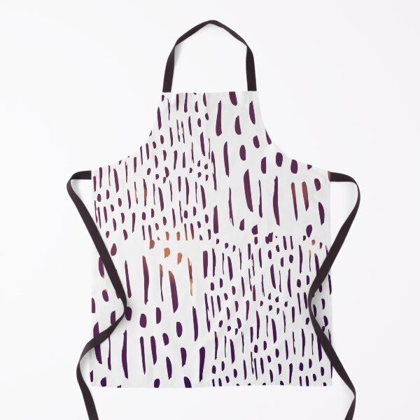 Item preview, Vertical Brush Strokes Chekered Pattern- Gold And Purple Lines designed and sold by Designs By YL.