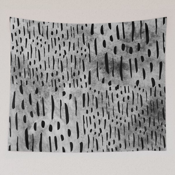 Item preview, Vertical Brush Strokes Chekered Pattern- Grey designed and sold by Designs By YL.