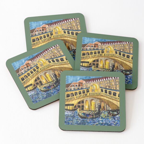 Item preview, rialto bridge venice art designed and sold by cinnamon and snow .
