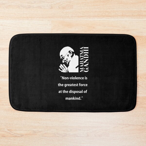 Item preview, philosopher, Mahatma Gandhi, Non-violence (small,black) designed and sold by challengecafe.