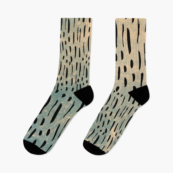 Item preview, Vertical Brush Strokes Chekered Pattern- Blue Grunge designed and sold by Designs By YL.