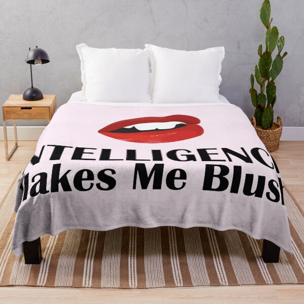 Item preview, Intelligence Makes Me Blush - Red Lips designed and sold by Bennymp.
