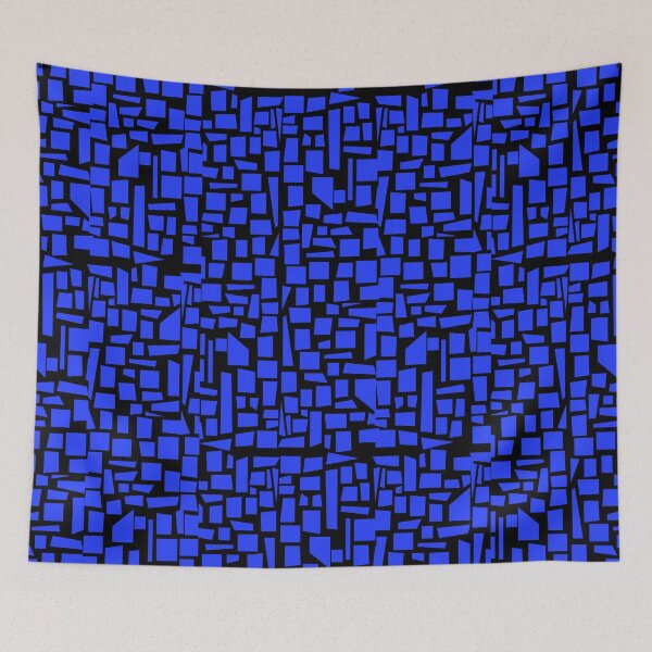 Item preview, Blue Mosaic Broken Tile Pattern designed and sold by Einstein12345.
