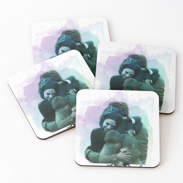 Item preview, Watercolor Dick and Rachel Hug- Titans designed and sold by TheGreenReader.