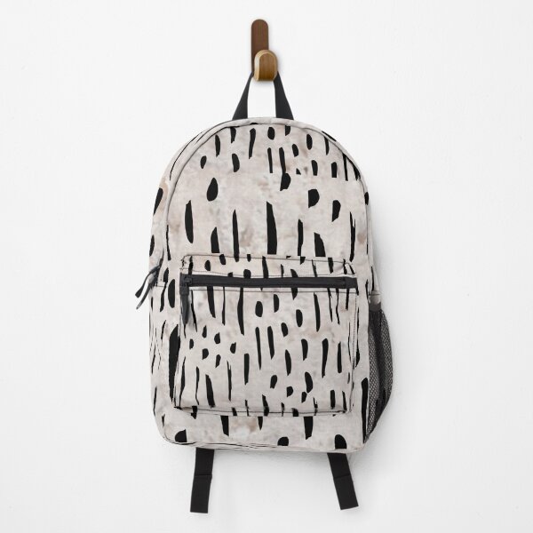 Item preview, Vertical Brush Strokes Chekered Pattern- Beige designed and sold by Designs By YL.