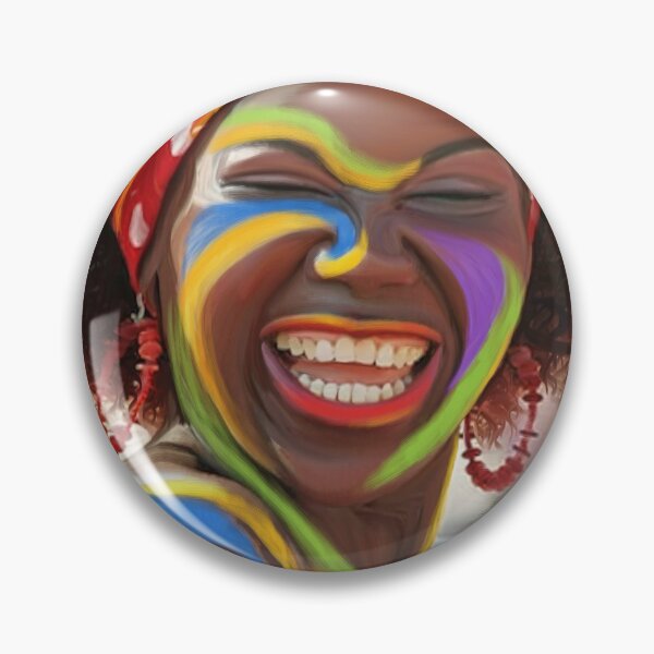 Item preview, Life's a Carnival (Carnaval de Barranquilla) - Negrita Puloy Impressionism - Magical Realism designed and sold by Realismagico.