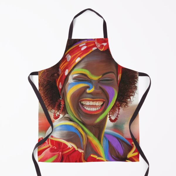 Item preview, Life's a Carnival (Carnaval de Barranquilla) - Negrita Puloy Impressionism - Magical Realism designed and sold by Realismagico.