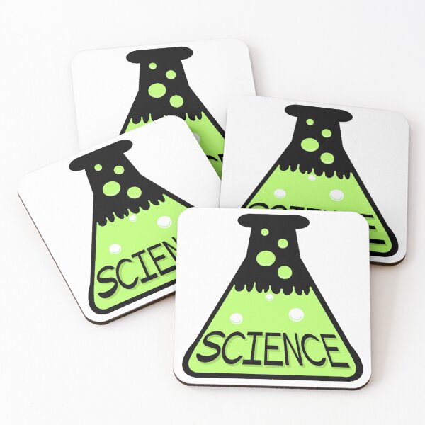 Item preview, Green Science Flask with outline designed and sold by Neuro-Nerdom.