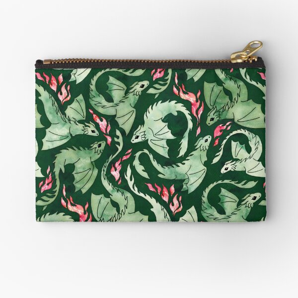 Item preview, Dragon fire dark green designed and sold by adenaJ.