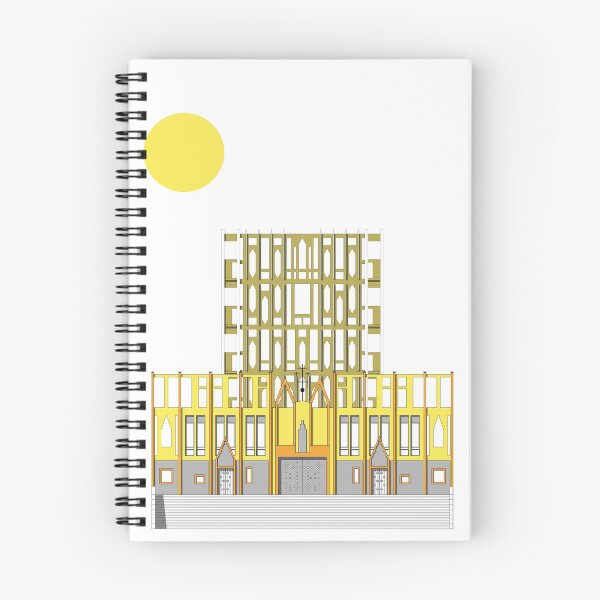Item preview, Concattedrale Gran Madre di Dio, Print, Italian Print, Brutalist, Brutalism, Architecture designed and sold by sketchingarchi.