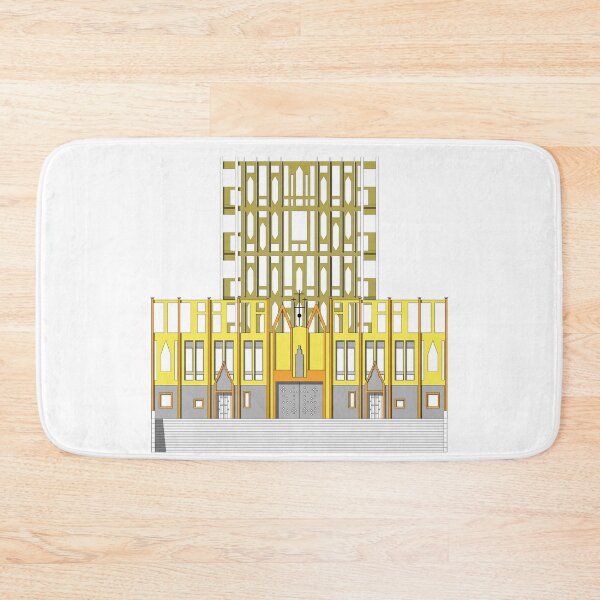 Item preview, Concattedrale Gran Madre di Dio, Print, Italian Print, Brutalist, Brutalism, Architecture designed and sold by sketchingarchi.