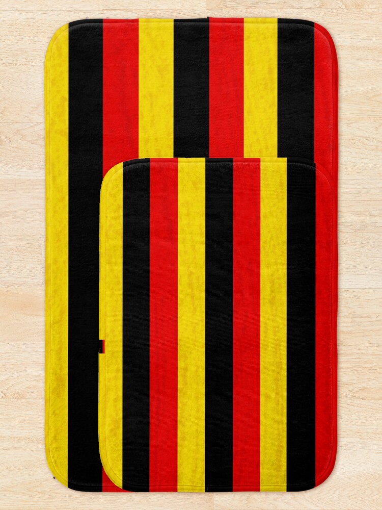 Alternate view of BLACK, RED, YELLOW/SAMER BRASIL Bath Mat