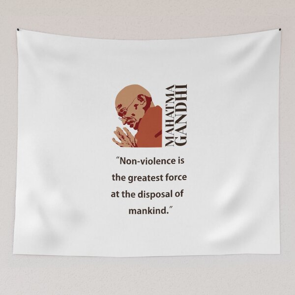 Item preview, philosopher, Mahatma Gandhi, Non-violence (small) designed and sold by challengecafe.