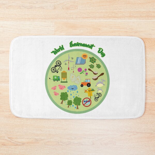 Item preview, Design of world  environment day doodle style with icons. designed and sold by Martapp.