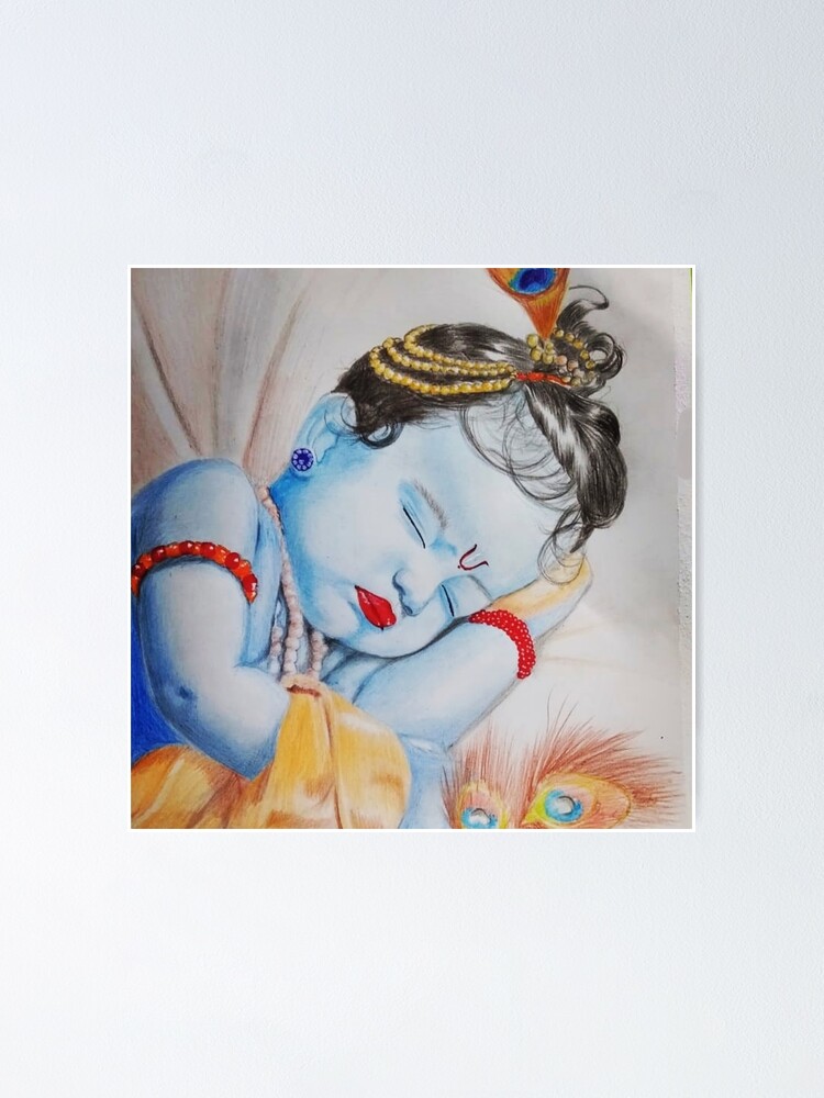 lord krishna drawing | Lord krishna drawing with pencil 😊❤️ | By ALL ABOUT  ART | Facebook