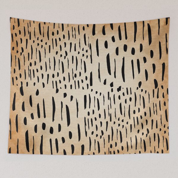 Item preview, Vertical Brush Strokes Chekered Pattern- Orange  designed and sold by Designs By YL.