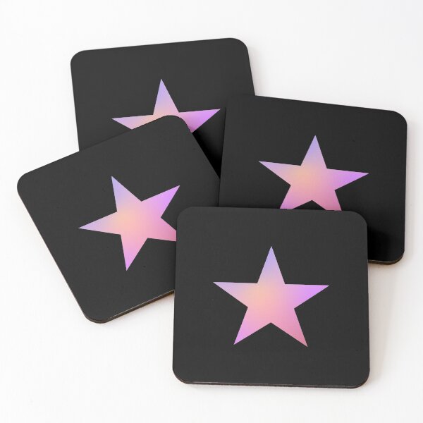 Item preview, Minimalist Star With Pink Ombre  designed and sold by NECHSTORE.