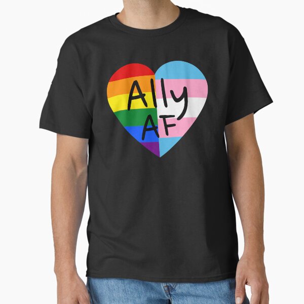 Item preview, Ally AF III - LGBTQ Flag Gay Trans Lesbian Queer Pride designed and sold by Lemon Pepper.